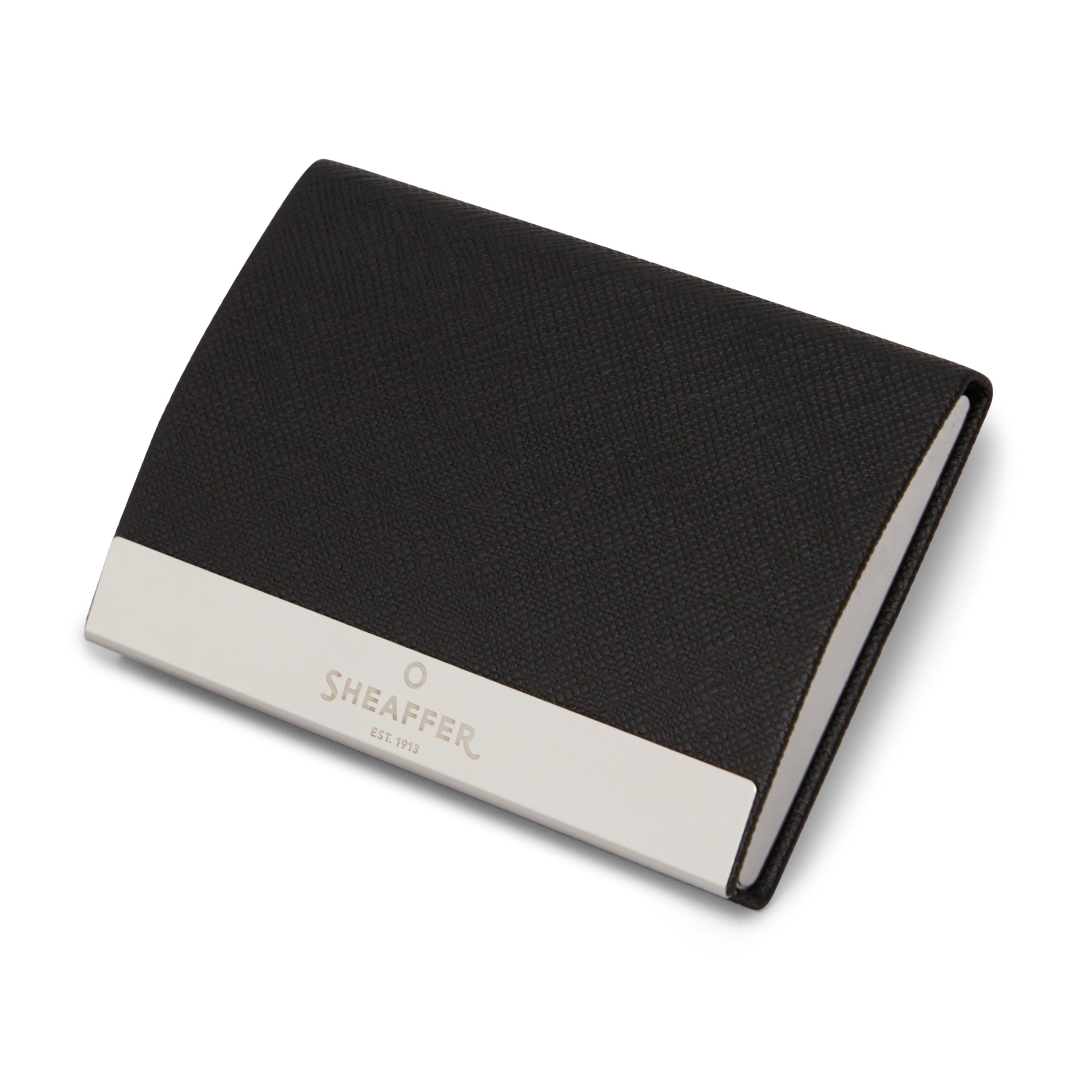 Sheaffer Gift Set - 100 Series Black CT Ball Pen with Card Holder