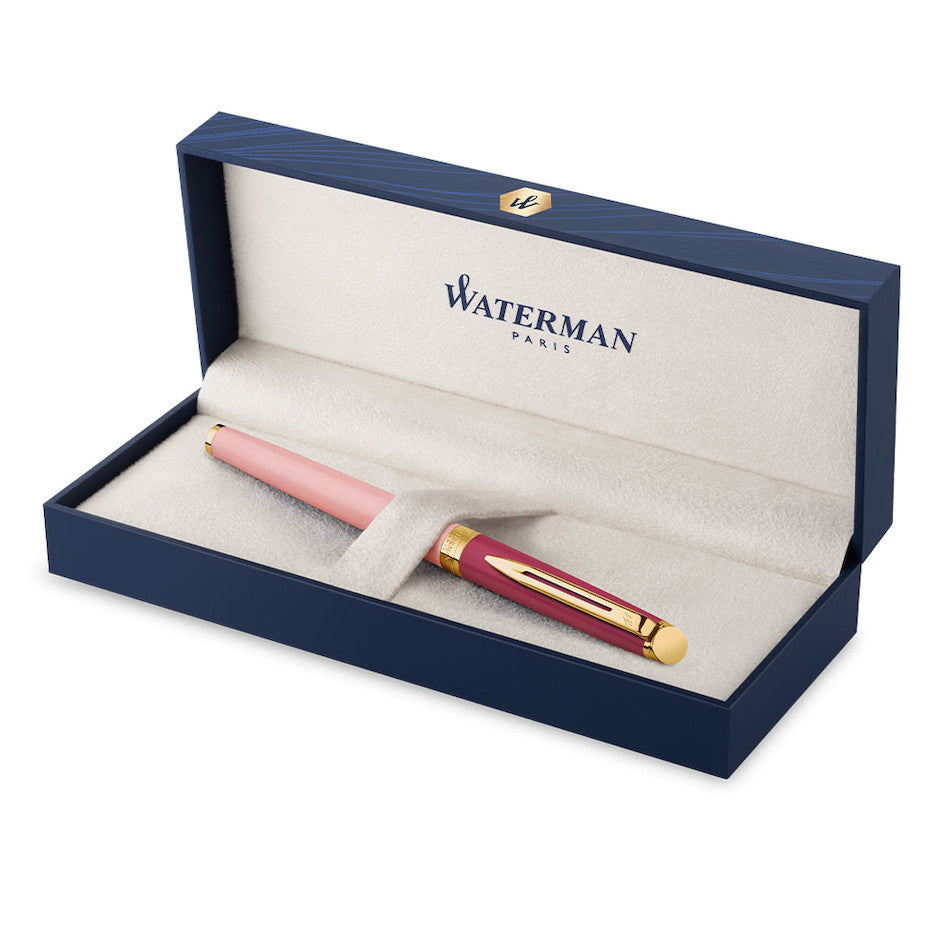 Waterman Hemisphere Fountain Pen Pink with Gold Trim