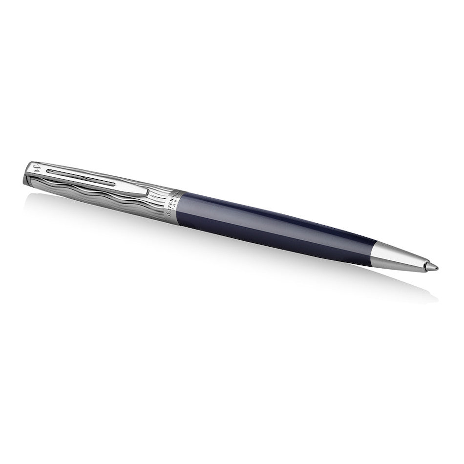 Waterman Hemisphere Ballpoint Pen Special Edition Blue with Chrome Trim